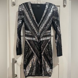 Sequin express dress